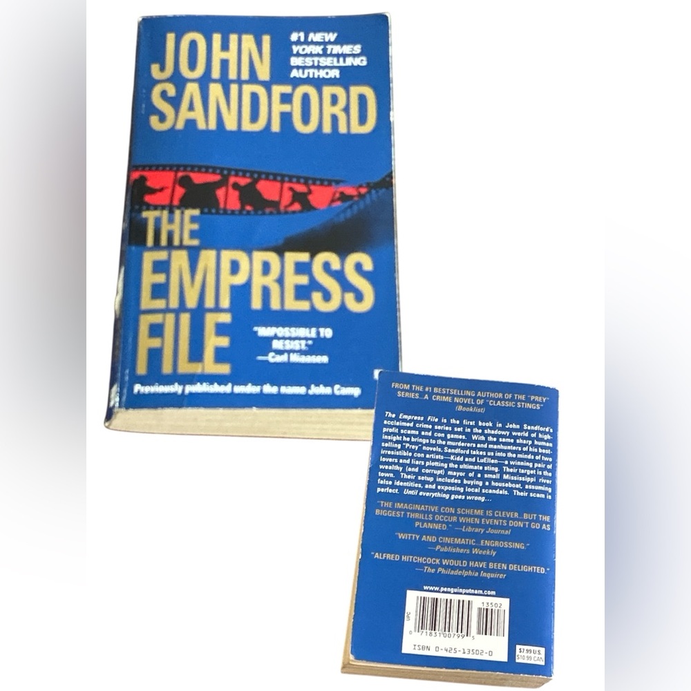 John Sandford The Empress File Paperback Book